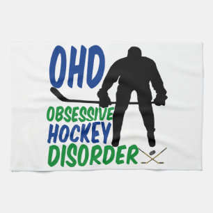 Funny Hockey Tea Towel