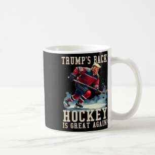 Funny Hockey Trump Player Cool Vintage Ice Hockey Coffee Mug