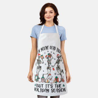 Funny holiday apron