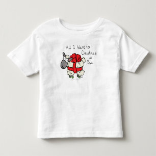 Funny Holiday Cute Sheep Christmas Cartoon Toddler T-Shirt