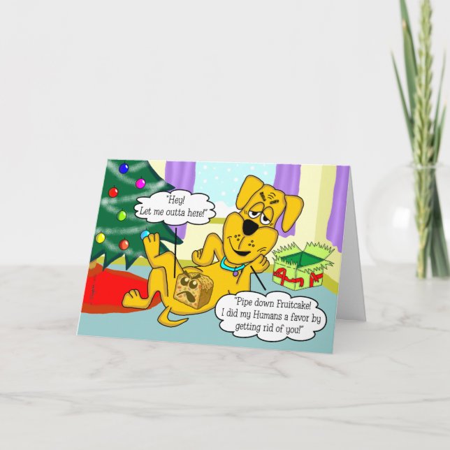 Funny Holiday: Fruitcake Card (Front)