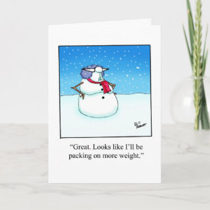 Funny Holiday Humour Greeting Card