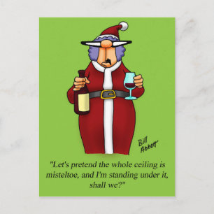 Funny Holiday Humour Postcard
