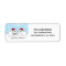 Funny Holiday Just Roll With It Address Label