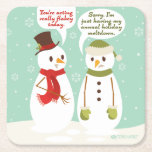 FUNNY HOLIDAY MELTDOWN CHRISTMAS COASTERS<br><div class="desc">MAKE THEM LAUGH WITH THESE FUNNY CHRISTMAS COASTERS BASED ON THE POPULAR GREETING CARDS BY ICEBREAKERZ NYC</div>