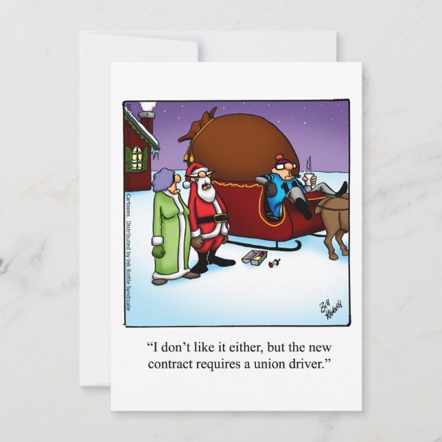 Funny Holiday Party Invitations (Front)