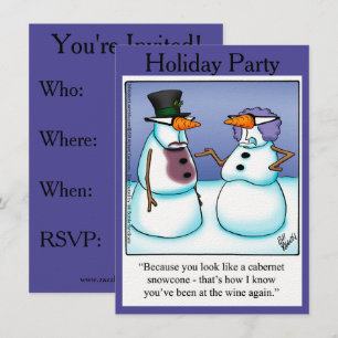 Funny Holiday Party Invitations
