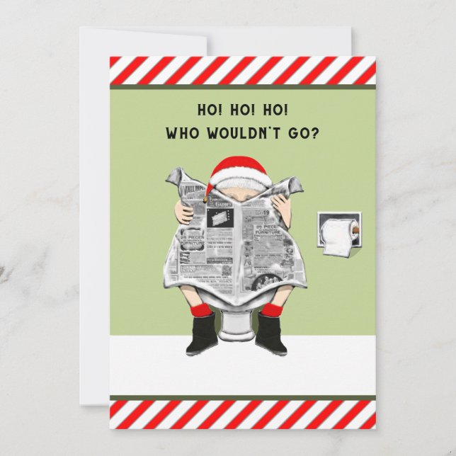 Funny Holiday Party Invitations (Front)