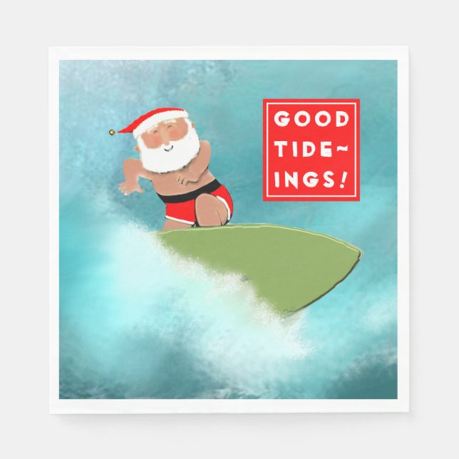 Funny Holiday Party Napkin (Front)