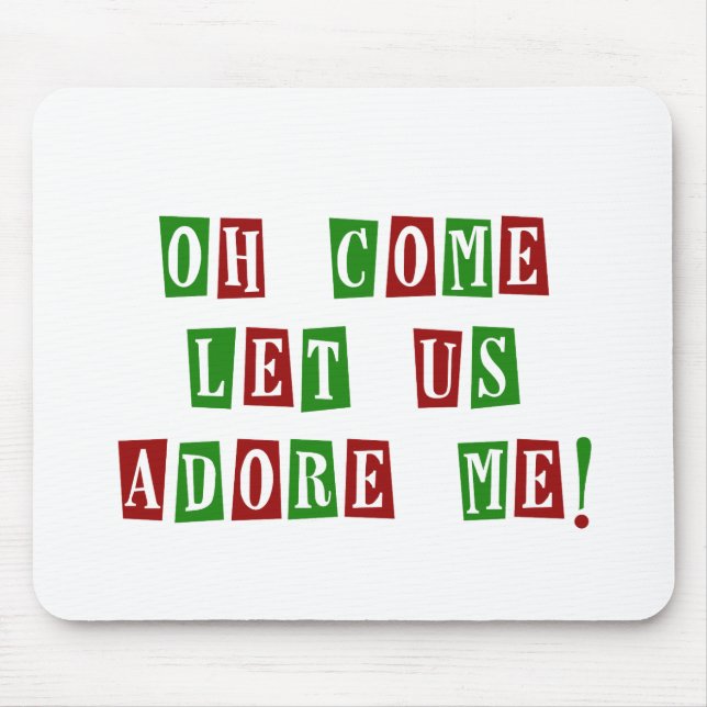 Funny Holiday tshirts and Gifts Mouse Mat (Front)