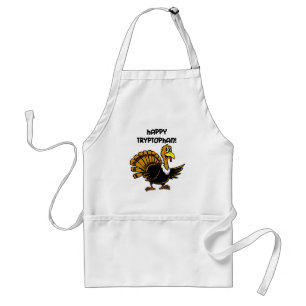 Funny holiday turkey standard apron