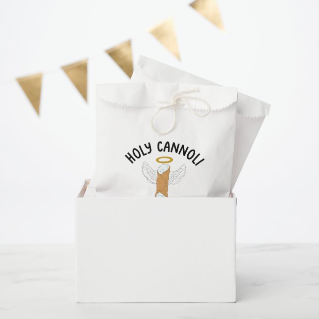 Funny Holy Cannoli Italian Themed Custom Message Favour Bags (Party)