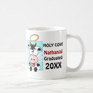 Funny Holy Cow Graduation Gift Mug