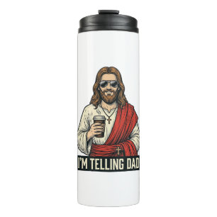 Funny Holy Father Coffee Vintage Engraving Shirt D Thermal Tumbler