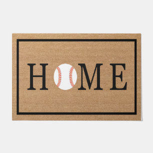 Funny Home Baseball Mat, Baseball Player Gift Doormat