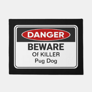 Funny Home Pug Dog Home Welcome Mat