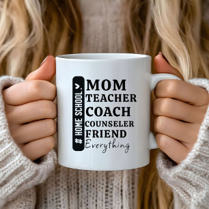 Funny Home School Mum Mother's Day gifts Coffee Mug