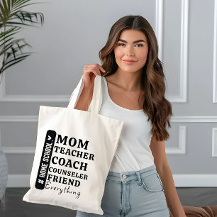 Funny Home School Mum Mother's Day gifts Tote Bag