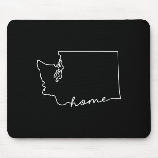 Funny home washington state  mouse mat