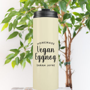Funny Homemade Vegan Eggnog Personalised Thermal Tumbler