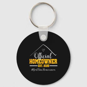 Funny Homeowner Proud New Housewarming Party 2025 Key Ring