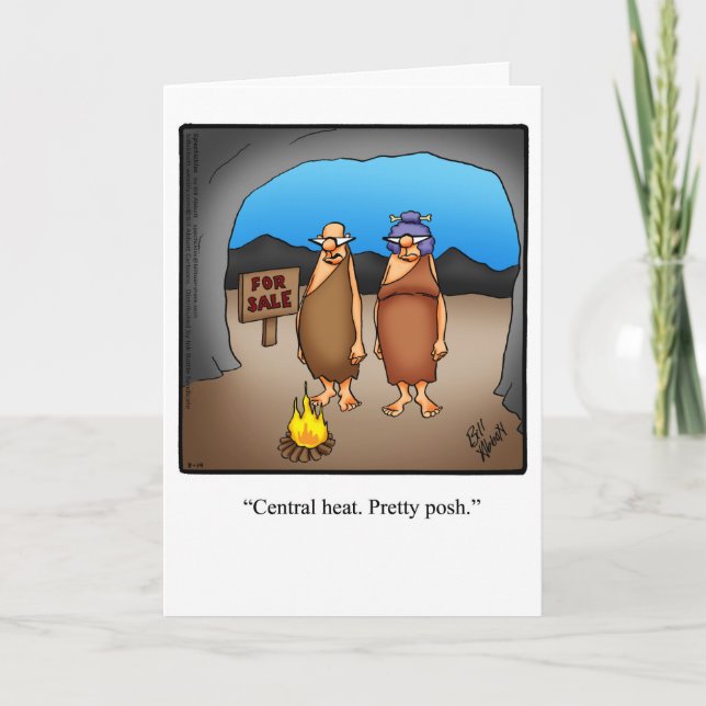 Funny Homeowners Congratulations Greeting Card (Front)