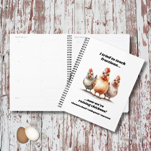 Funny Homeschool Chicken Planner