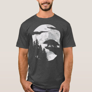 Funny Honey Badger Animal Ratel Night Sky - Honey T-Shirt