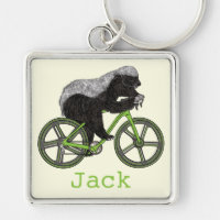Funny Honey Badger Cycling Badass Bicycle Add Name