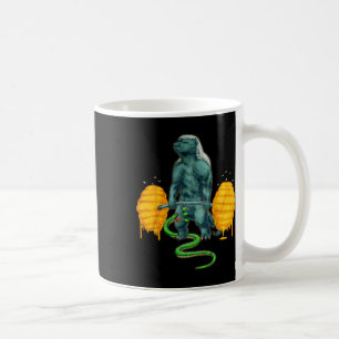 Funny Honey Badger Deadlifting Weightlifting Bodyb Coffee Mug