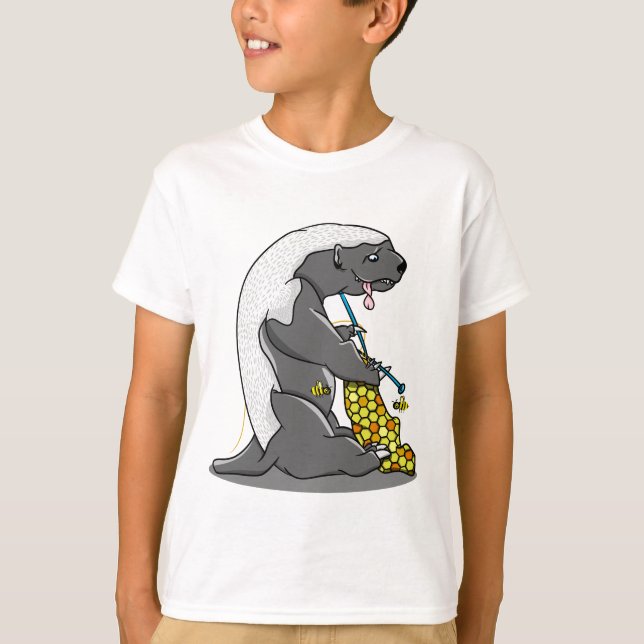 Funny honey badger T-Shirt (Front)