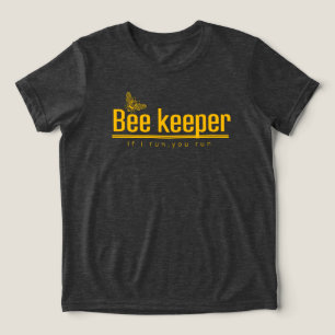 Funny Honey Bee Lover Bee Keeper Yellow Tri-Blend Shirt