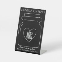 Funny honeymoon fund QR code digital tip jar