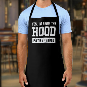 Funny Hood Fatherhood Father's Day Apron