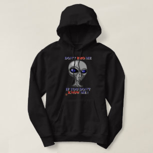 funny hoodie sweatshirt "DON'T BRO ME..."