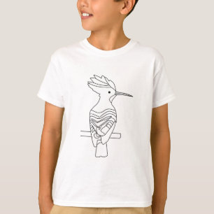 Funny Hoopoe kids T-Shirts