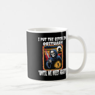 Funny Horror Grim Reaper Costume Adult Men T Shirt Coffee Mug