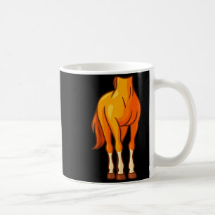 Funny Horse Body Costume Optical Illusion Gift Men Coffee Mug
