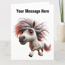 Funny Horse Card