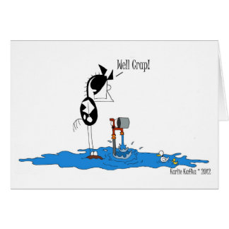 Funny Horse Cartoon Card