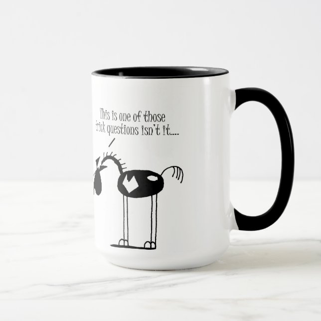 Funny Horse Cartoon Mug (Right)