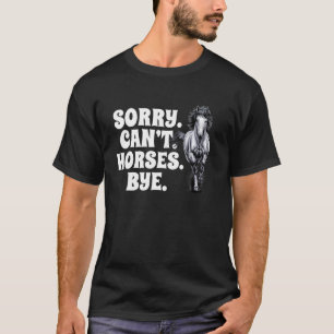 Funny Horse design for Men Women Boys or Girls T-Shirt