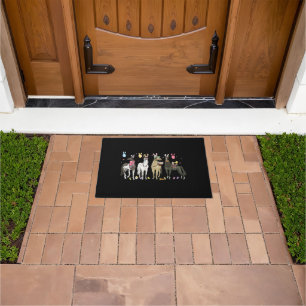 Funny Horse Easter Day Farm Animal Cute Bunny Hors Doormat