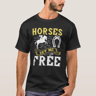 Funny Horse Equestrian Ladies Horseback Riding T-Shirt