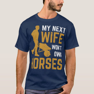 Funny Horse Farm Horseman Horseback Riding Gift T-Shirt
