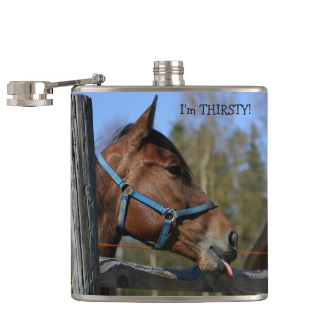 Funny Horse Flask (Opened)