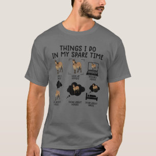 Funny Horse For Girls Horse Riding S For Kids T-Shirt
