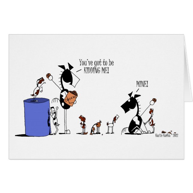 Funny Horse & Goat Kids Cartoon (Front Horizontal)