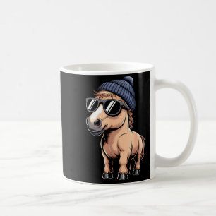 Funny Horse In Retro Style - Farm Humour Ny Funny Coffee Mug