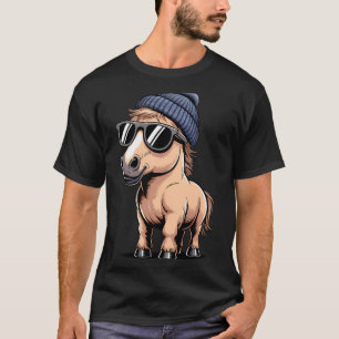 Funny Horse In Retro Style - Farm Humour Ny Funny T-Shirt
